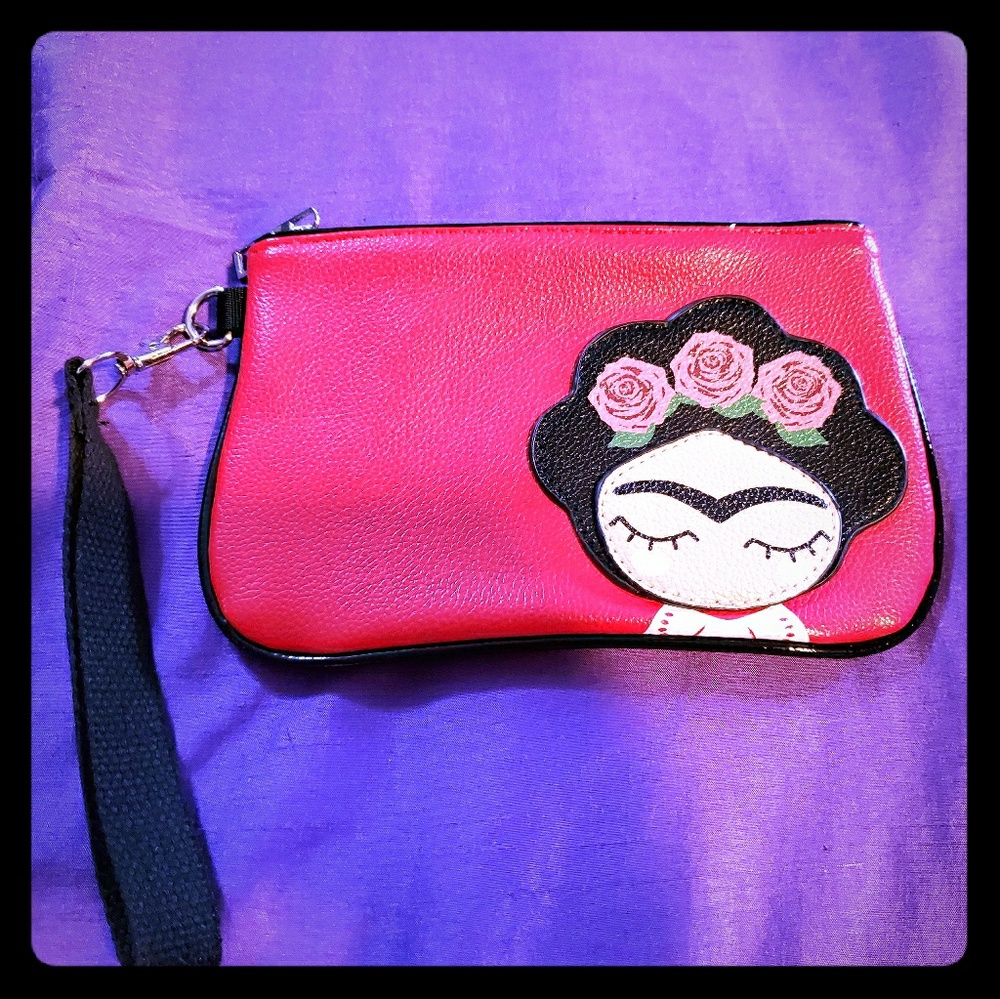 Frida Kahlo purse wristlet